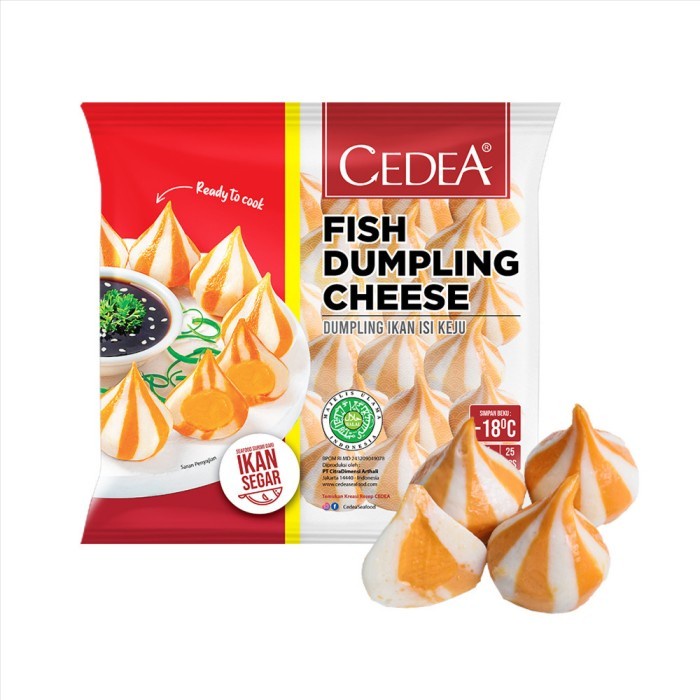 

CEDEA Fish Dumpling Cheese 500gr (KHUSUS KURIR INSTANT)