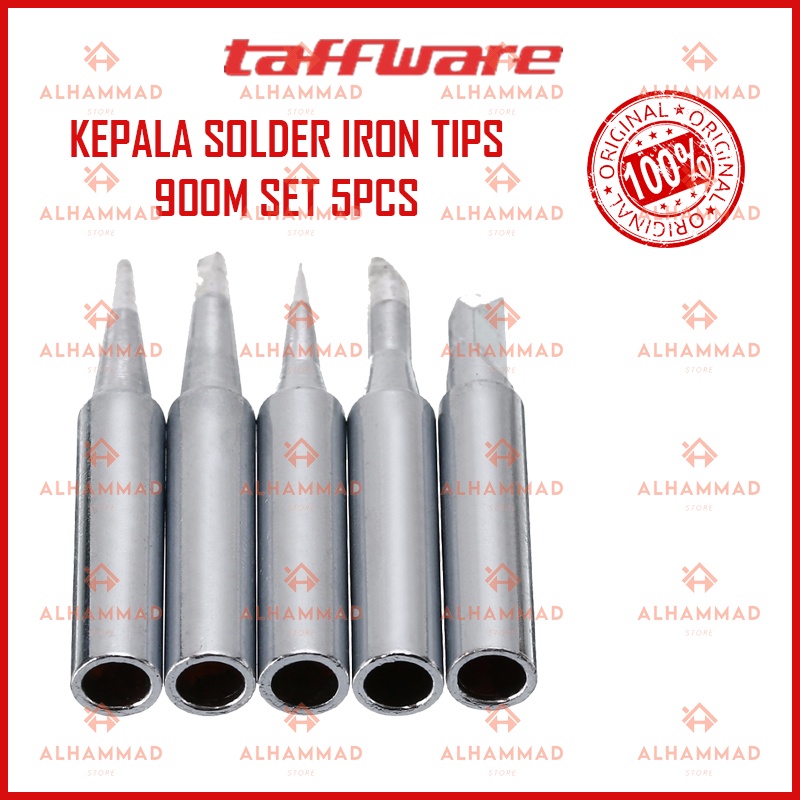 [BEST QUALITY] Kepala Solder Iron Tips 900M-T 5 PCS