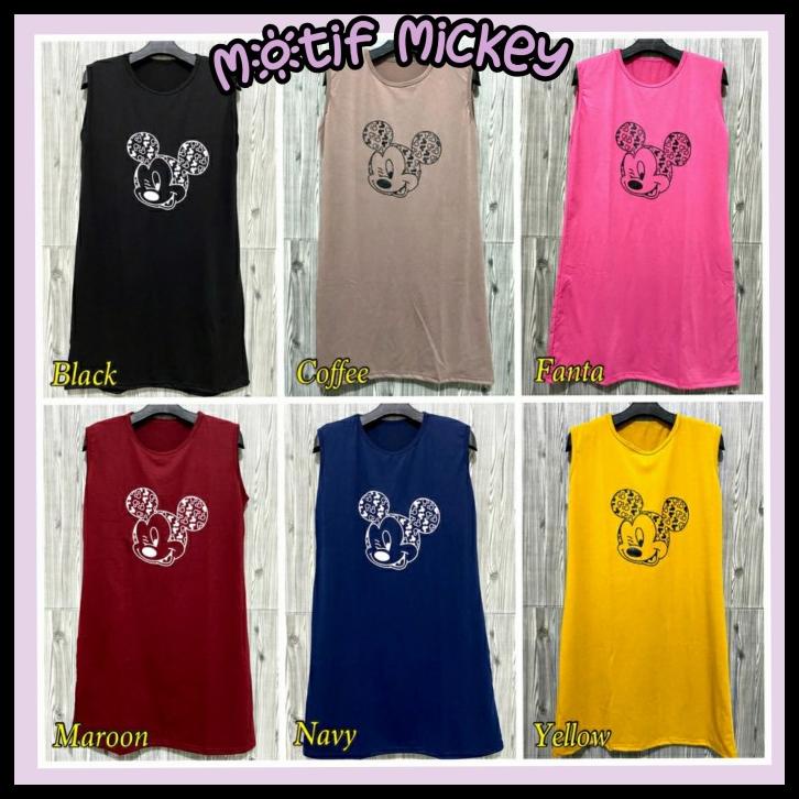 Tanktop Baju Daster Wanita Sexy | Kaos Singlet | Mini Dress Santai Xl