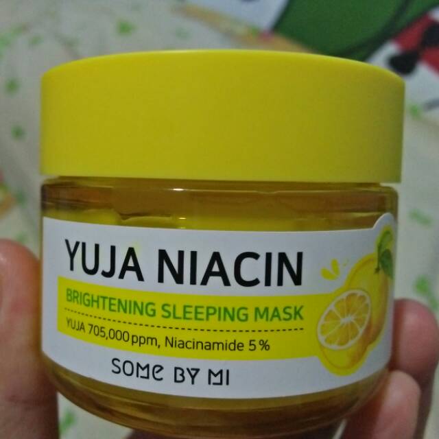 (Preloved) Somebyme Yuja Niacin Sleeping Mask
