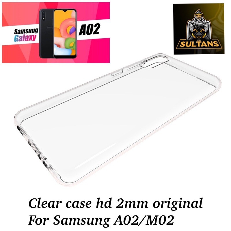 PROMO CLEAR CASE HD 2MM SAMSUNG M02 A02 A 02 PREMIUM CASE