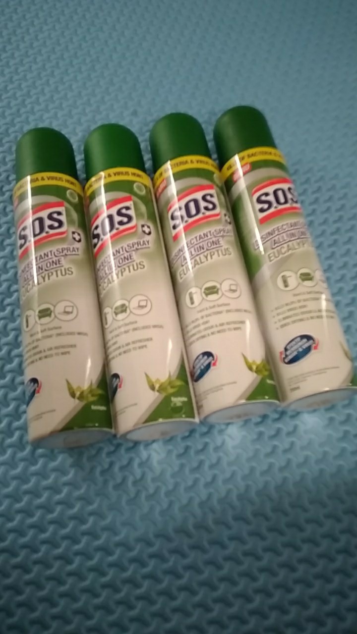 Sos Disinfectant Spray All In One Eucalyptus 250ml