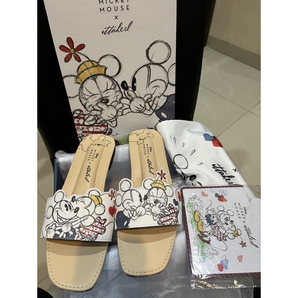 Ittaherl dear mickey one strap cloud size 41 NEW (iklan alice, belle, snow white, cinderella, dandel
