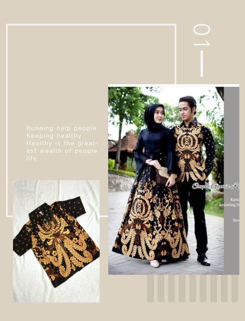 Baju Batik Couple Keluarga Anak Muda Model Gamis Kombinasi Modis Murah Meriah Untuk Pesta Shopee Indonesia