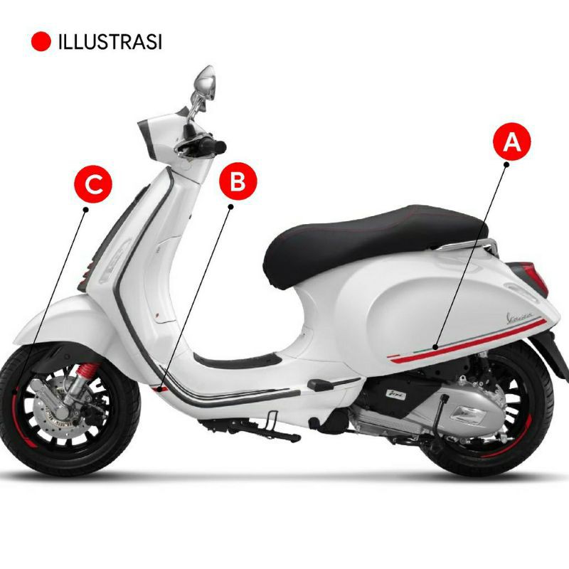 Jual STICKER CUTTING STRIPING VESPA SPRINT S CARBON EDITION  Indonesia|Shopee Indonesia