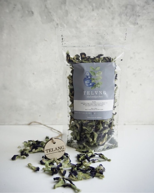 

Bunga telang teh biru butterfly pea