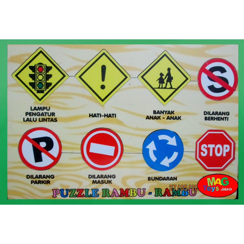 Puzzel Rambu  Lalulintas Shopee Indonesia Puzzel Rambu  Lalulintas Shopee Indonesia