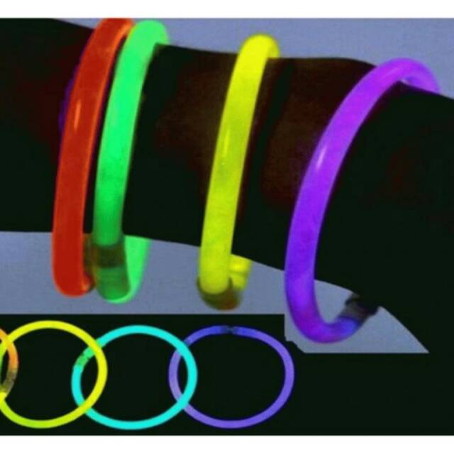 Gelang warna glow stick