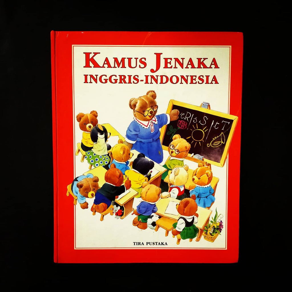 Buku Anak Kamus Jenaka Inggris-Indonesia Tony Wolf Stok Ketiga