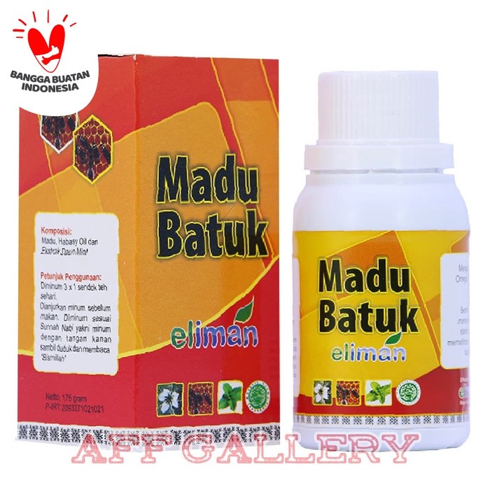 

Madu Batuk El Iman Madu Mint Eliman 175gr