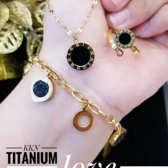 TiTanium Set perhiasan Wanita H02