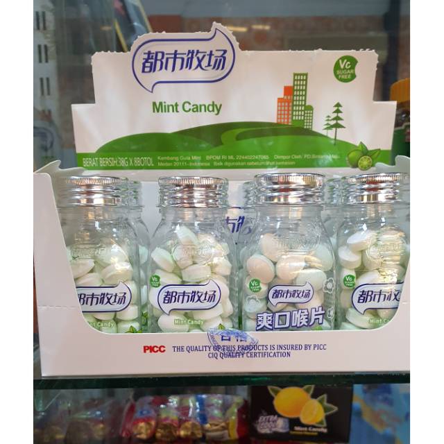 

Permen Xinle DOSMOC Mint Candy 50gr Vc sugar free