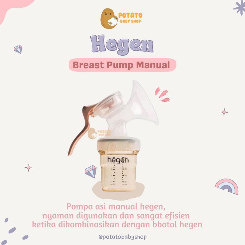 HEGEN Manual Breast Pump (Pompa Asi)