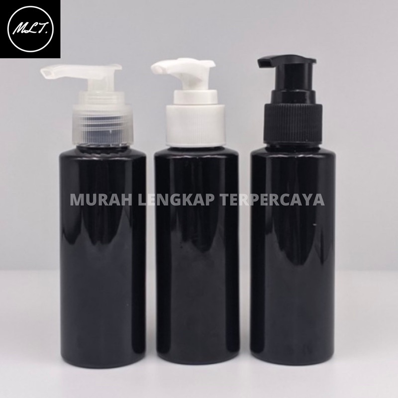 BOTOL PUMP 100ML RF HITAM LOTION PUMP 100 ML RF 100 ML BOTOL POMPA 100Ml hitam