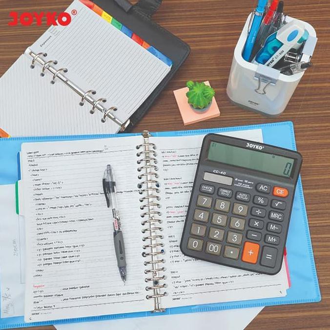 

ITERMURAHl Calculator / Kalkulator Joyko CC-40 / 12 Digits / Check Correct ICIQl