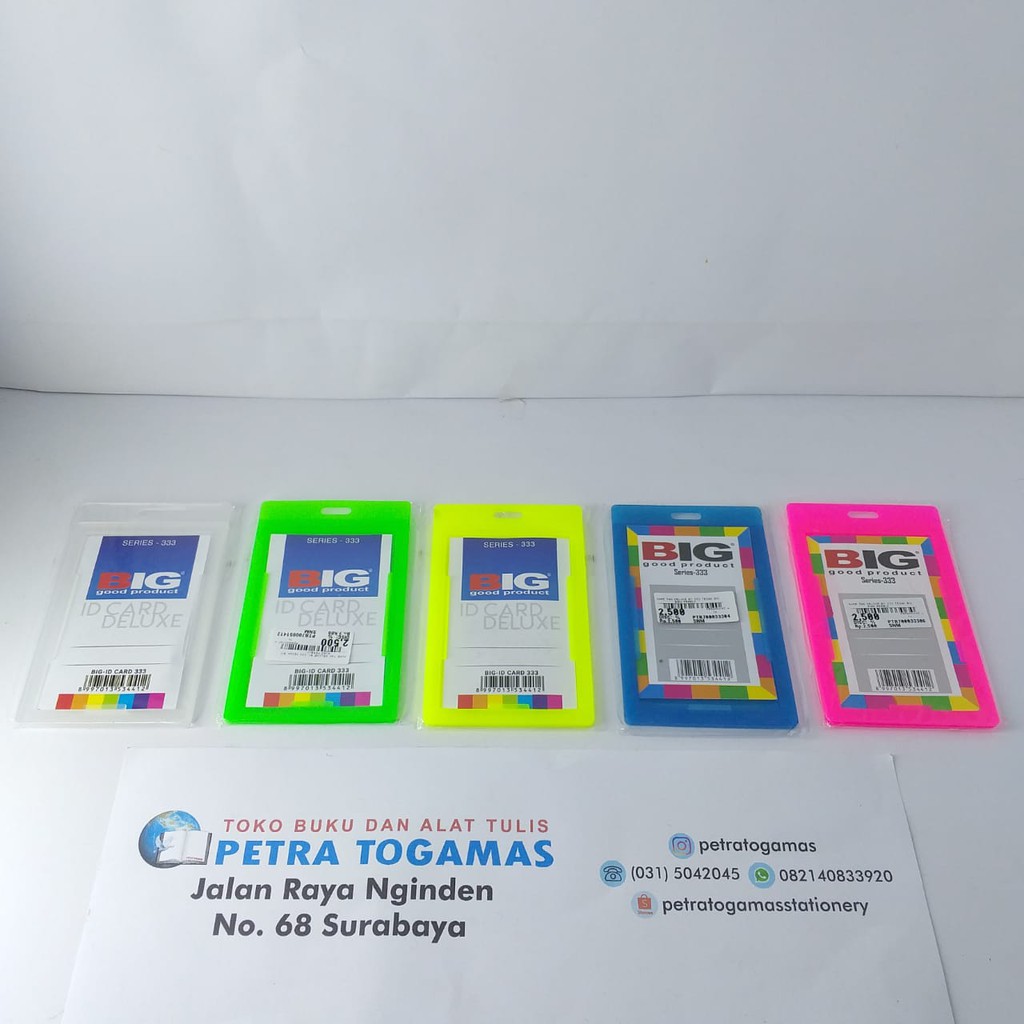 

NAME TAG/ID CARD DELUXE B1 333 TEGAK BIG PERBIJI