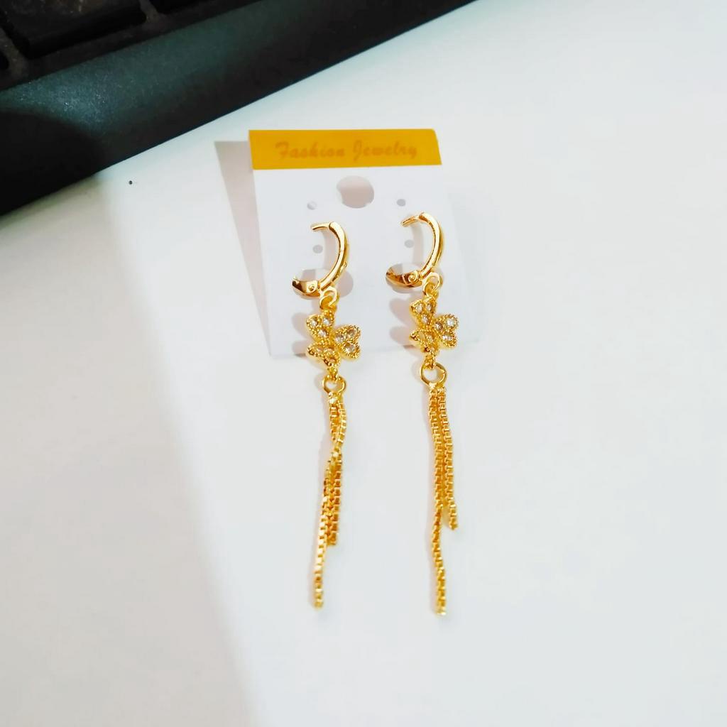 AV247 Grosir Anting Juray Permata Anting Dewasa Lapis Emas