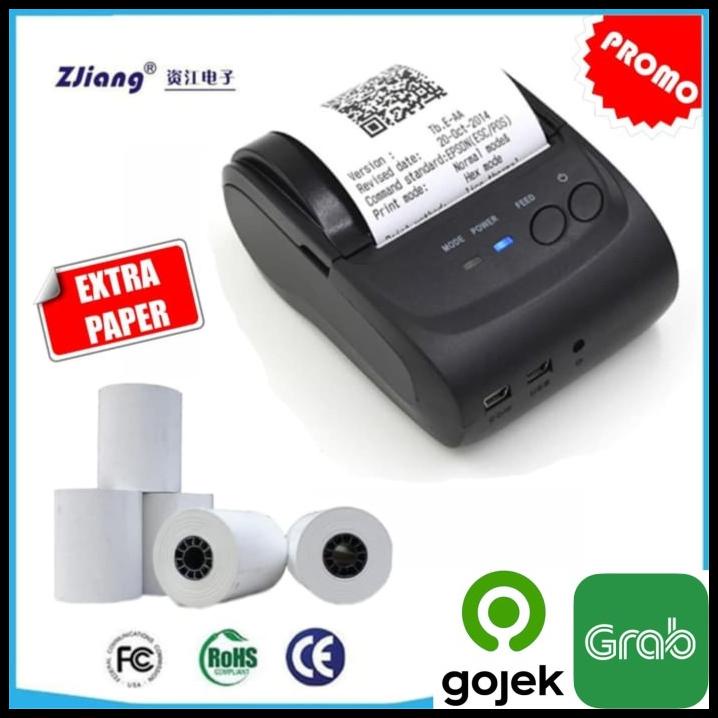 Mesin Printer Mini Cetak Struk/Bon/Invoice Kasir Bluetooth