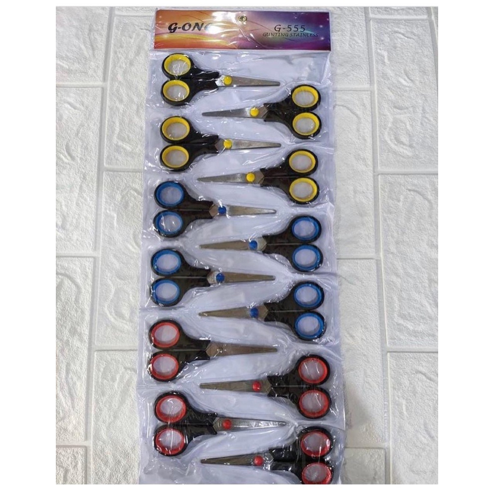 

Gunting G-One G-554, 555, 556 Stainless Kecil, Sedang, Panjang