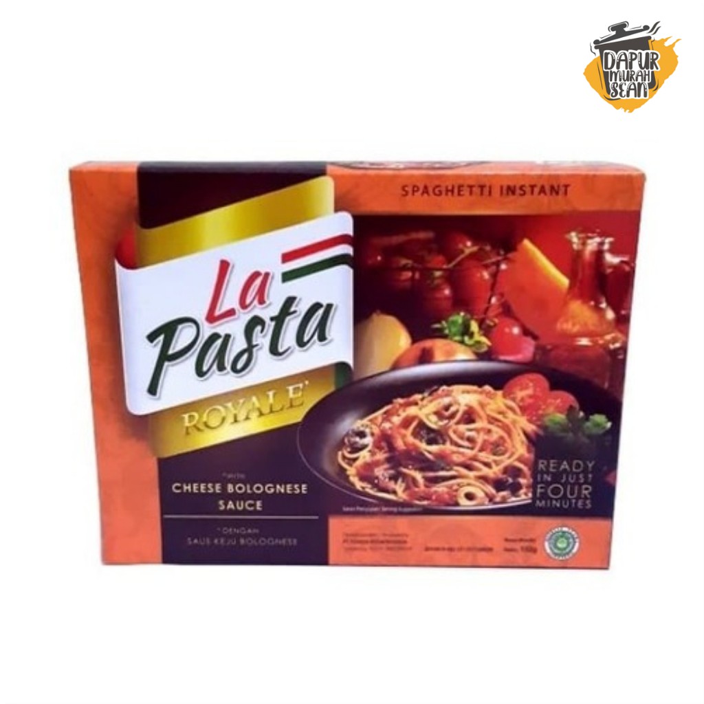 

LA PASTA-SPAGHETTI INSTANT-WITH CHEESE BOLOGNESE SAUCE-102GR