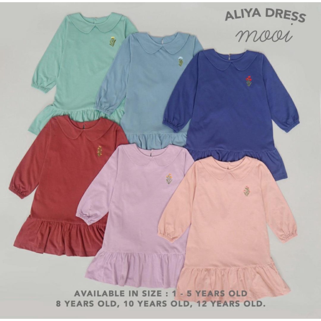 MOOI ALIYA DRESS / DRESS ANAK