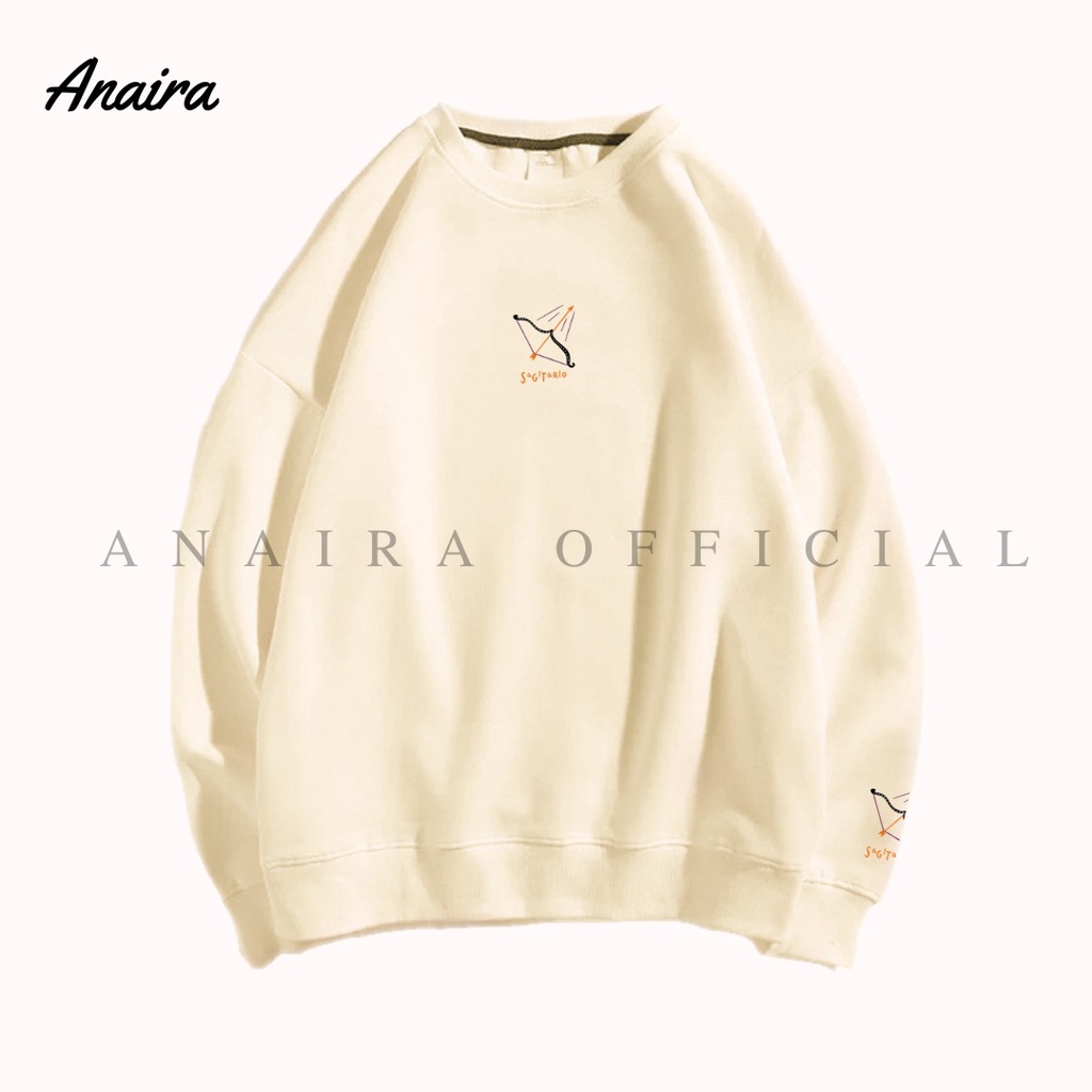 SAGITARIO SWEATER CREWNECK WANITA ANAIRAOFFICIAL