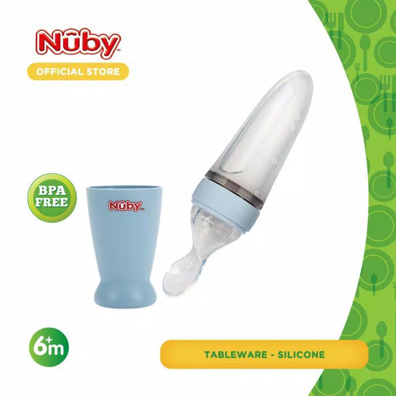 Nuby Silicone Squeeze Feeder &amp; Spout 4m+