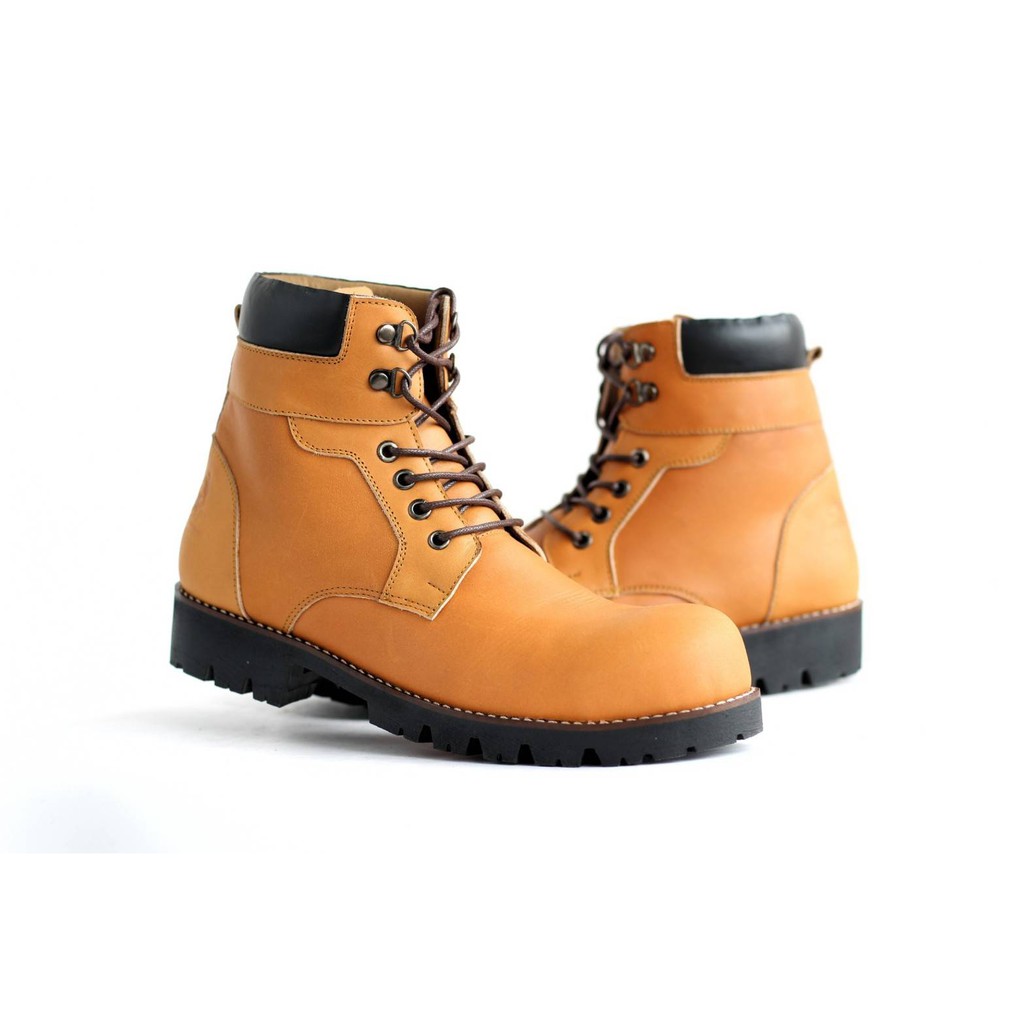 Sepatu Safety Kulit Sepatu Safety Pria Sepatu Boots Kulit Pria Sepatu Laki Laki Sepatu Kerja Proyek