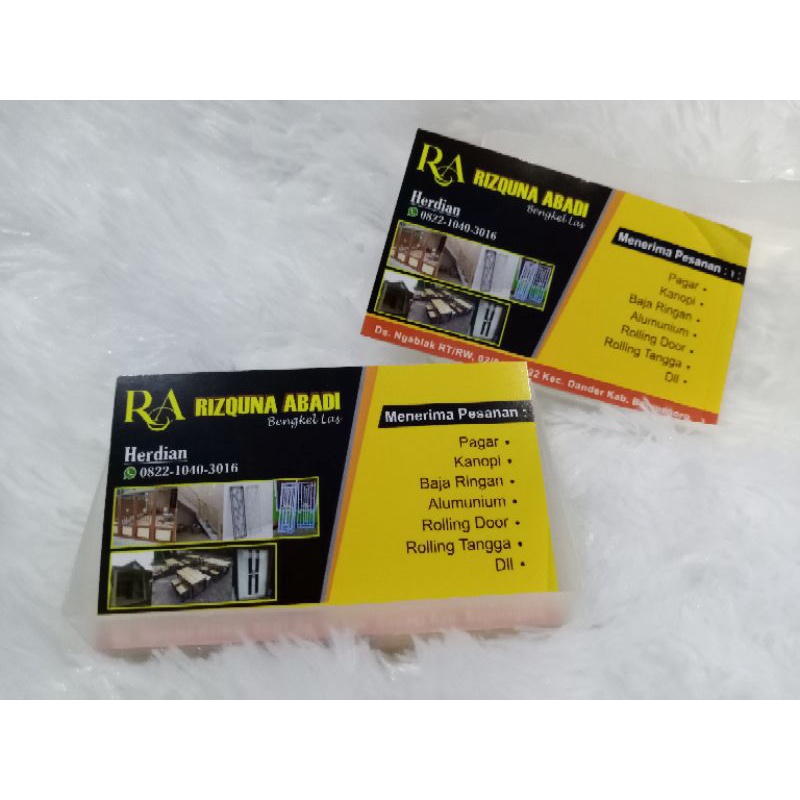 

KARTU NAMA 1 BOX ISI 100