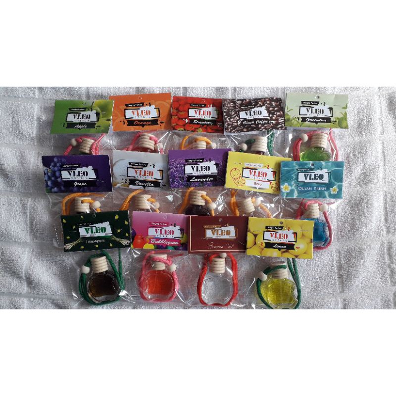 VLEO PENGHARUM MOBIL PEWANGI MOBIL RUANGAN GANTUNG APEL BOTOL  KOPI BALI LEMON STRAWBERRY PERMEN KARET BACCARAT