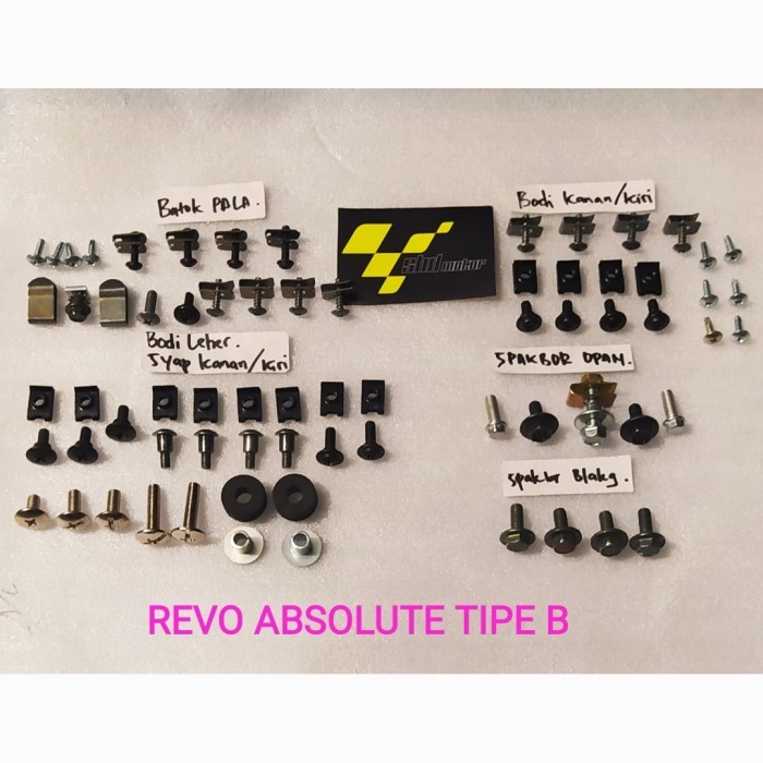 baut full body revo absolute/baut lengkap bodi revo absolute