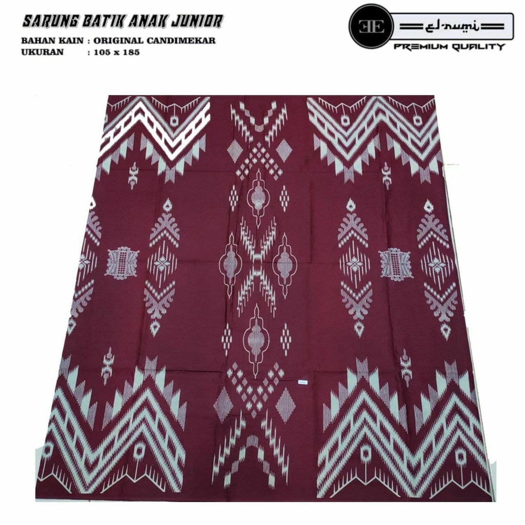 SARUNG EL RUMI|SARUNG BATIK | SARUNG ANAK ANAK LAKI LAKI MOTIF AKSARA JAWA HANACARAKA|SARUNG SANTRI