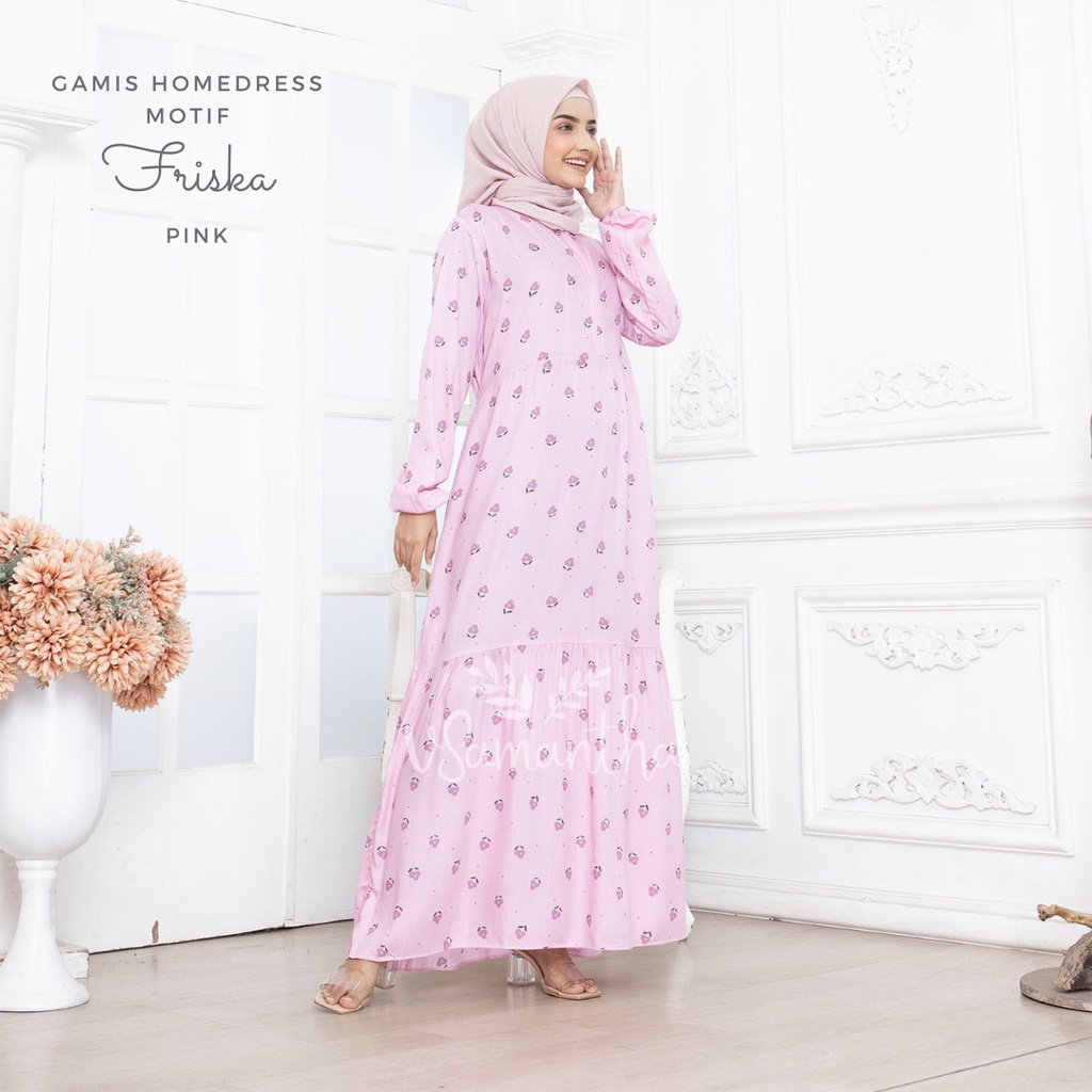 Gamis Homedress Rayon Motif