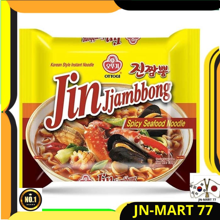 

KOREAN FOOD/MIE KOREA OTTOGI JIN JJAMBBONG RAMYEON-SPICY SEAFOOD 135G