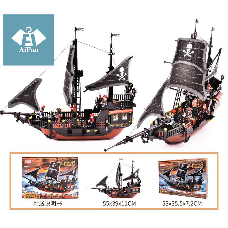 lego black ship