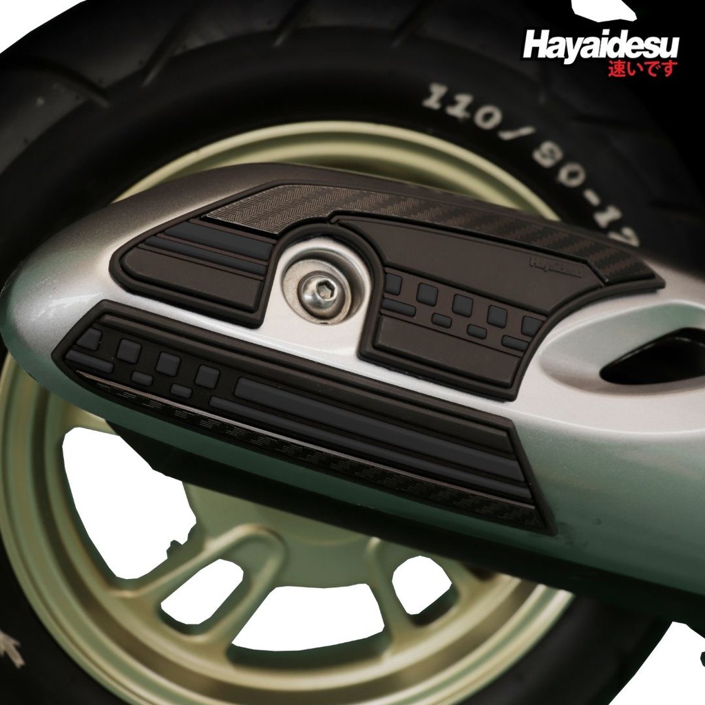 Muffler Knalpot Scoopy 2021 Hayaidesu Aksesoris Honda Scoopy Rubber Karet