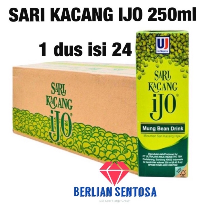 

Ultra sari kacang ijo ultra sari kacang hijau 250ml DUS