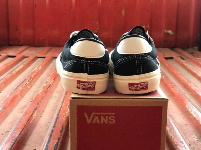 SEPATU43 VANS AUTHENTIC FULL BLACK HITAM COKLAT OLDSKOOL ERA SK8