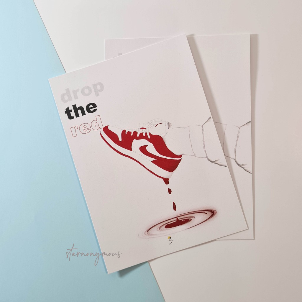 

[Art Print/ Print Art/ Poster Mini A6] – [Air Jordan Low Gym Red fan art] by #sternonymous