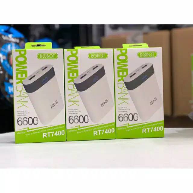 Powerbank robot 6600 mAh