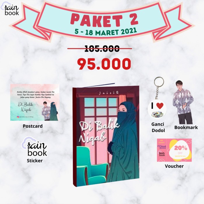 

MUST HAVE!! NOVEL DI BALIK NIQAB TERLARIS