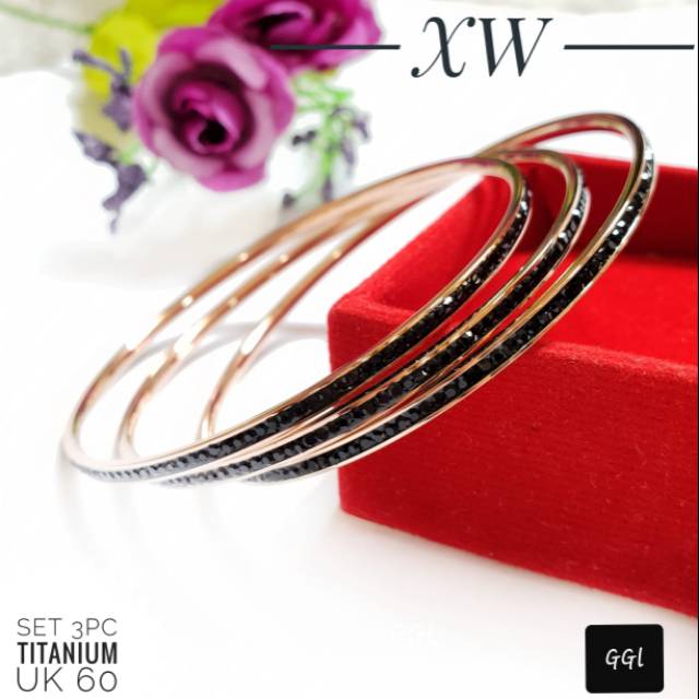 Gelang titanium set 3 G01035