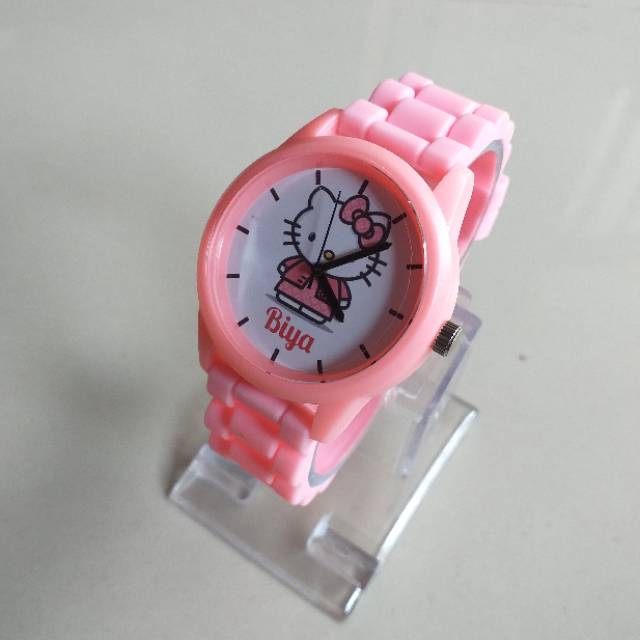 Jam tangan custom Rubber Kepang Custom unyu-unyu