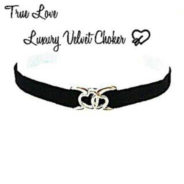 True Love Luxury Velvet Choker Necklace | Kalung Handmade Premium Collection