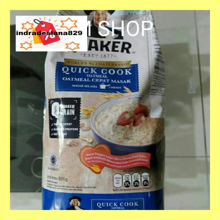 

Sf504Nind Quaker Oatmeal 800 G - Biru Ind504Sm