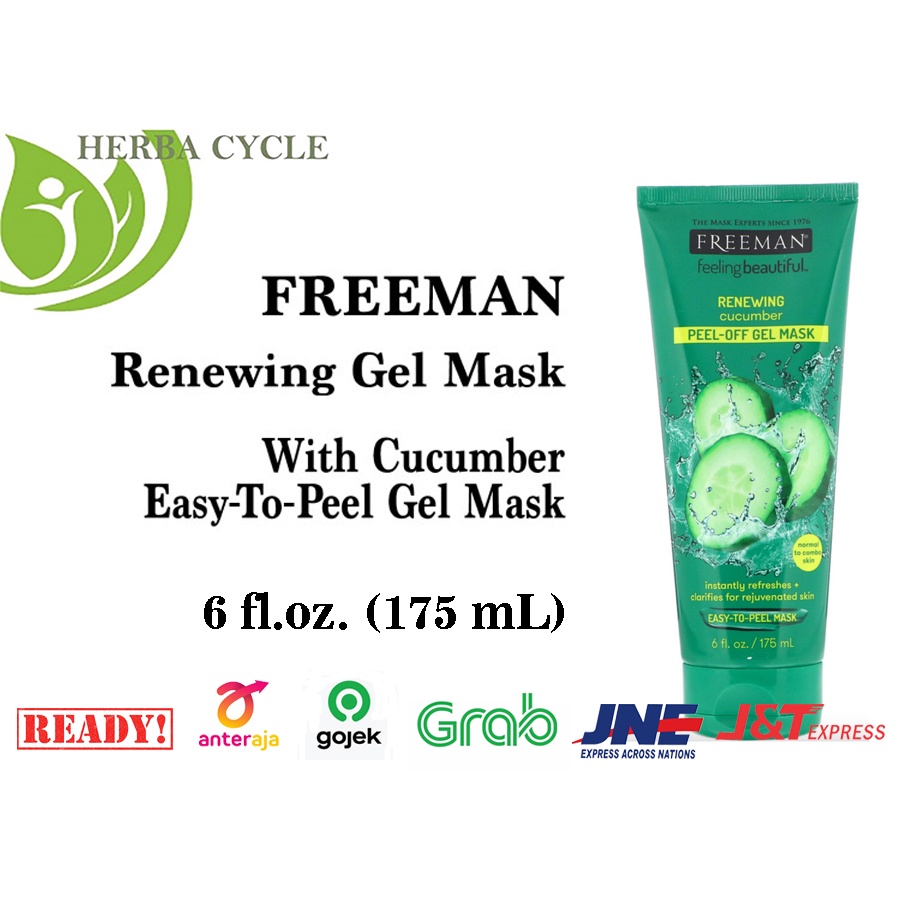 FREEMAN Renewing Peel Off Mas Cucumber 175ml Masker Wajah Peel Off