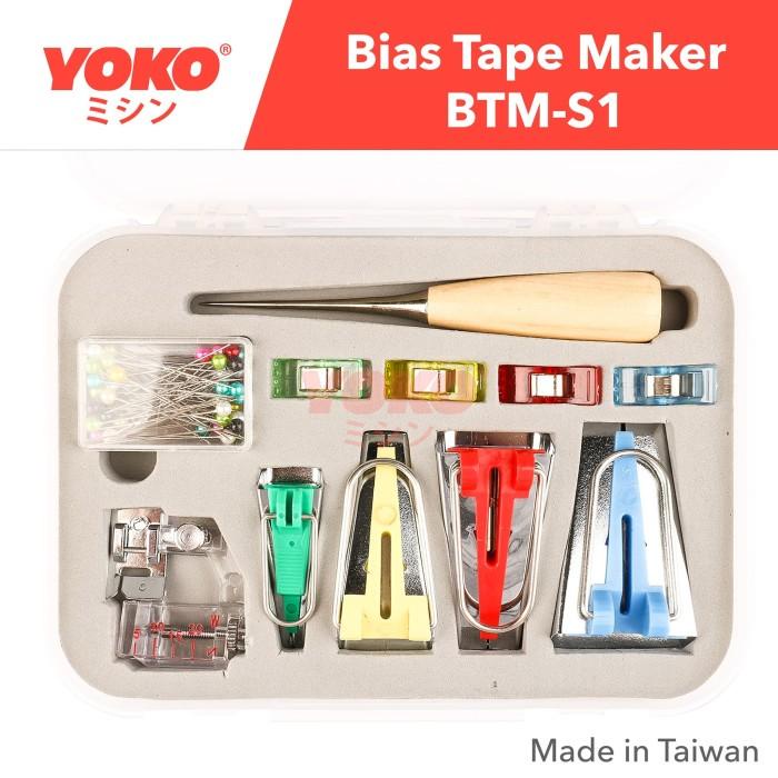 

Ready Murah Maeda | Bias Tape Maker Set Cy-Btm-S1 / Alat Pembuat Bisban