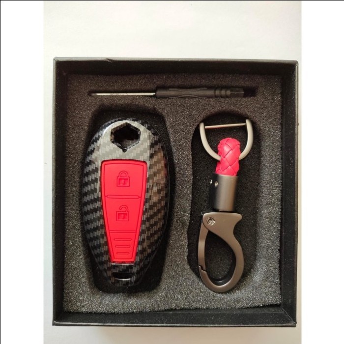 Cassing Kunci Case Carbon Sarung Kunci Mobil Suzuki All New Ertiga Baleno S cross
