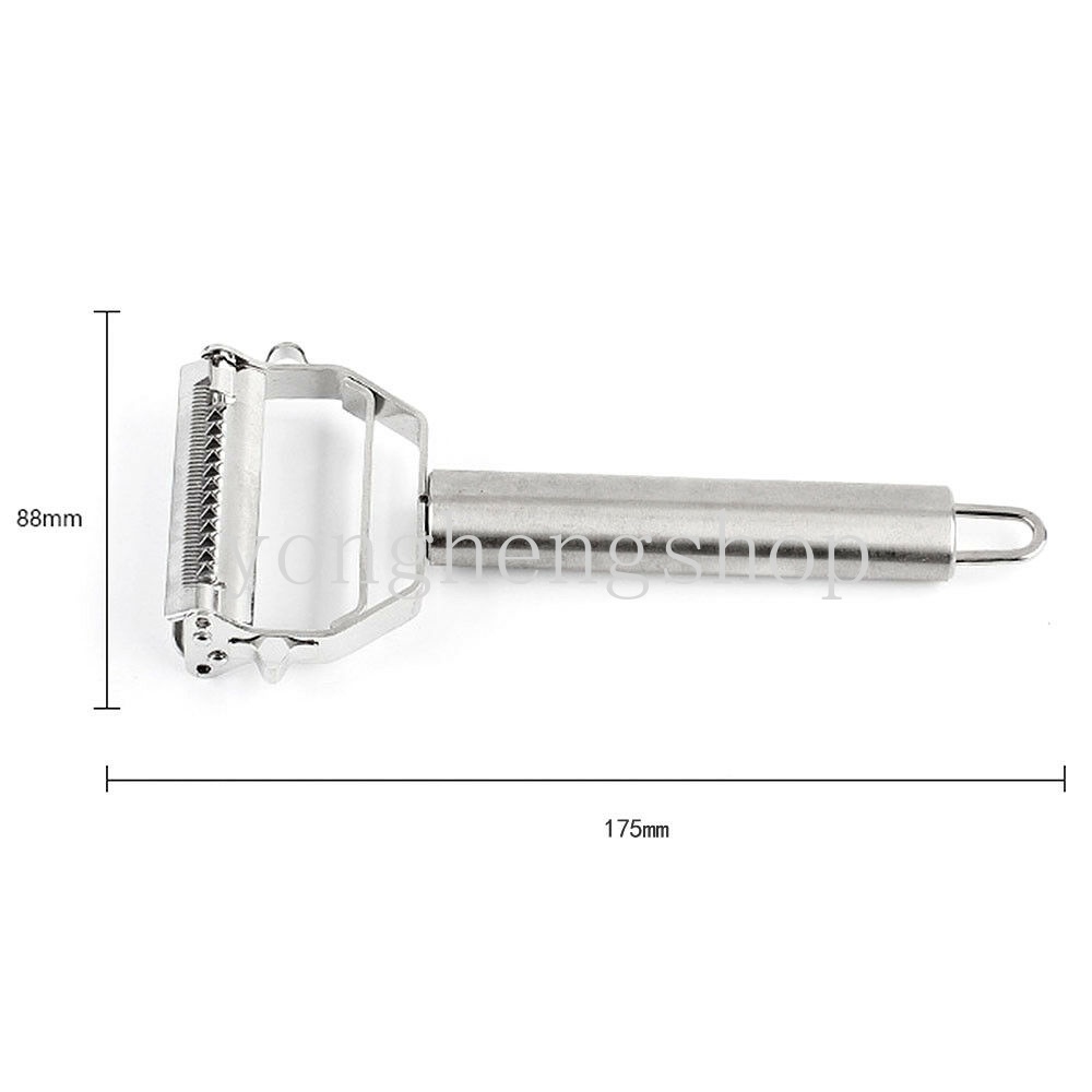 Parutan Buah Sayur Wortel Kentang Timun Multifungsi Bahan Stainless Steel Untuk Alat Dapur