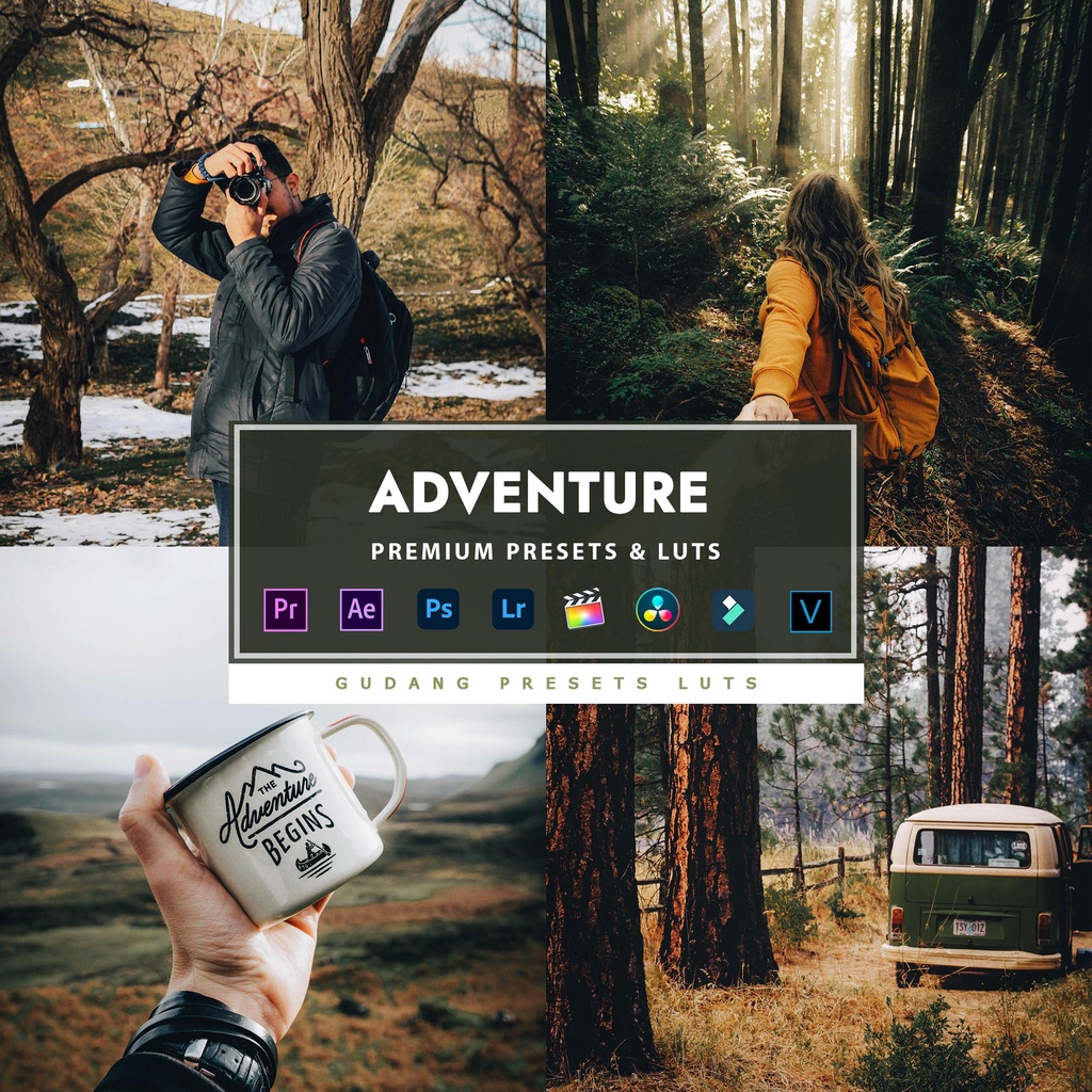[BISA VN] Adventure - Premium Preset Lightroom LUTs Android IOS & PC Premiere Pro Davinci